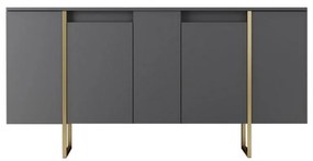 Skrinka Luxe Anthracite and Gold