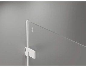Mexen Lunar-B Duo, výklopný sprchový kút 90 x 70 cm, 8mm číre sklo, biely profil, 832-090L-070P-20-00