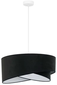 Brilagi - LED Luster na lanku LYRA 1xE27/15W/230V čierna/biela