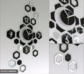 Moderné nástenné hodiny HEXAGON