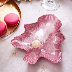 Dekoračný tanier BLITS ružový 721342