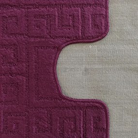 Sada kúpeľňových koberčekov Montana Ethnic Aubergine