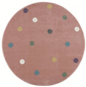 Koberec Happy Rugs WHEEL ružový / multi