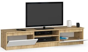 Stolík pod TV RTV K 160 CLP dub artisan / biely