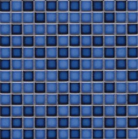 Keramická mozaika Premium Mosaic modrá 30x30 cm lesk MOS23MIXBL