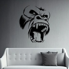 Veselá Stena Samolepka King Kong Farba: černá, Veľkosť: 80 x 67 cm