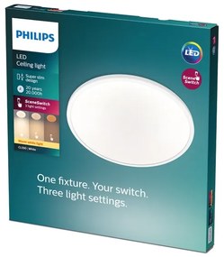 Philips - LED Stmievateľné stropné svietidlo CLEAR 1xLED/18W/230V 2700K
