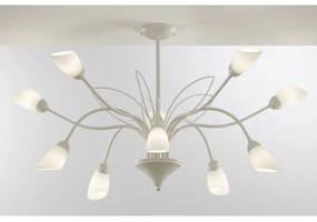 Jupiter 2061 - Luster na tyči GLORIOSA 10xG9/14W/230V krémová