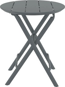 HELEN FOLDING Ø60 sklopný záhradný stôl dark grey