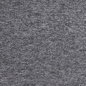 Condor Carpets, Koberec metráž Extreme 76, na mieru, šíře 4m, šedá, ab (mriežka), chodba / predsieň