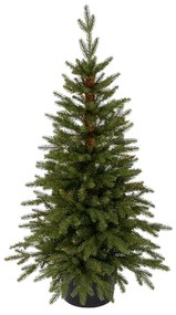 Vianočný stromček v kvetináči 3D Smrek Prírodný 110cm