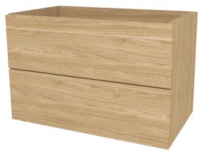 Mereo, Mereo Aira, kúpeľňová skrinka 81 cm, Multidecor, Dub olejovaný, MER-CN791SDUO1