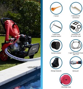 Poolex Pool Sam - protizáplavové a hasiace motorové čerpadlo