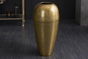 Váza Arga Orient50cm zlatá tepaná