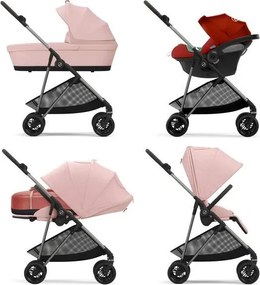 Cybex športový kočík Melio hibiscus red