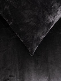 Obliečka na vankúš mikroplyš Exclusive 40 × 60 cm - Laura čierna