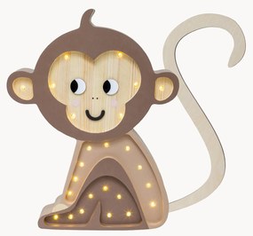 Ručne vyrobená detská LED-lampa's časovačom a diaľkovým ovládaním Monkey