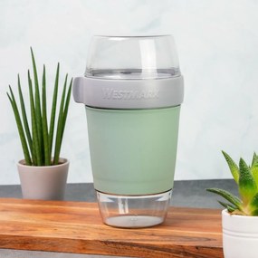 Westmark Trojdielna dóza na jedlo, 1150 ml, mätovo zelená, L