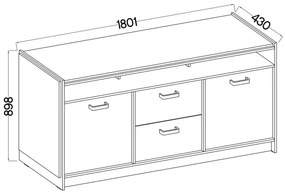 Komoda Kari 820. Vlastná spoľahlivá doprava až k Vám domov. 1047548