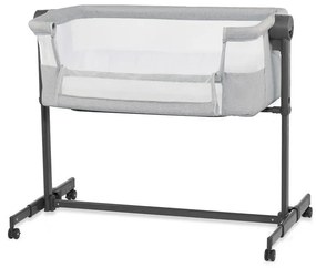 KINDERKRAFT - Detská postieľka NESTE UP2 svetlosivá