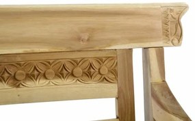 Divero 35093 Drevená 2-miestna lavica pre deti z teakového dreva