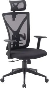 Kancelárska stolička Image, čierna látka%