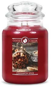 Vonná sviečka v sklenenej dóze Goose Creek Škorica, 150 hodín horenia