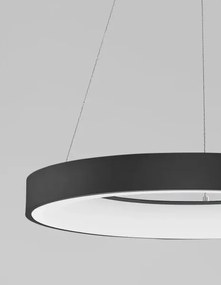 LED luster Rando Thin 60 4000K čierne