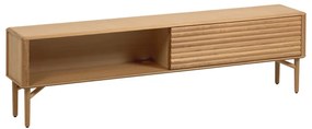 TV komoda v dubovom dekore Kave Home Lenon