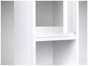 Livarno home Vysoká skrinka do kúpeľne Oslo s 2 dvierkami, biela  (100392134)