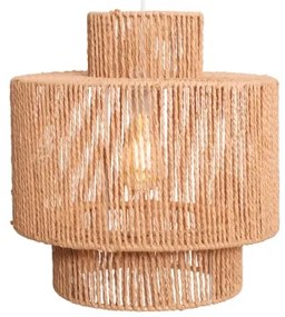 MAXLIGHT P0586 - Luster na lanku LABRIZ 1xE27/15W/230V pr. 35 cm béžová