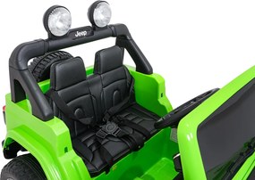 Ramiz Jeep Wrangler Rubicon LIFT elektrické autíčko pre deti zelené