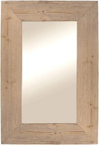 Prírodné antik nástenné zrkadlo z recyklovaného dreva Cilla - 60*5*90 cm