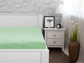 XPOSE® Froté plachta Exclusive - svetlo zelená 90x200 cm