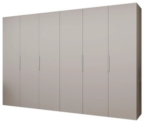 Šatníková skriňa 300 cm Mirabella 1 (kašmír + kašmír). Akcia -31%. Vlastná spoľahlivá doprava až k Vám domov. 1126389