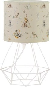 Detská stolná lampa KIDS ROOM 1xE27/60W/230V, priemer 18 cm, motív zvieratiek