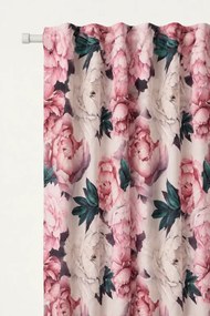 Záves PEONY VELVET LIGHT s riasiacou páskou 140x270 cm