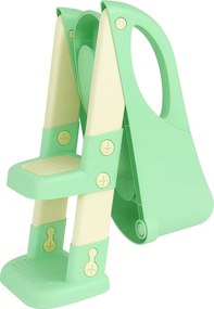 Detské schodíky 02 s nástavcom na WC zelené