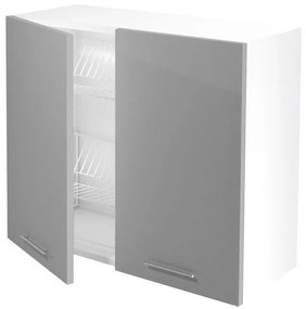 VENTO GC-80/72 top cabinet with drainer, color: light grey