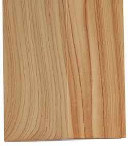 Škandinávske nástenné svietidlo drevo 2-svetlá GU10 70mm IP54 - Baleno