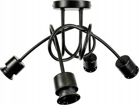 Závesná stropná LOFT 4x drôtená guľa