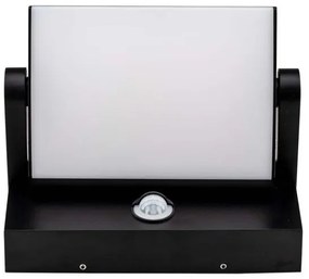 LED Vonkajšie nástenné svietidlo so senzorom LED/17W/230V 3000K IP65 čierna