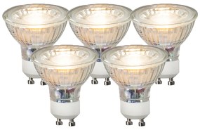 Sada 5 ks GU10 LED svietidiel COB 3,5W 330 lm 3000K