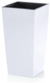 Prosperplast Kvetináč s vložkou Urbi Square (40 x 75 x 40 cm (Š x V x H), biela)  (100275788)