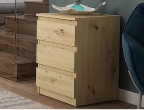 Skrinka/vysoký nočný stolík Carlos 403S, dub artisan%