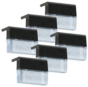Immax 08501C - SADA 6x LED RGB Solárne nástenné svietidlo LED/1W/1,2V 3500K IP65 08501C