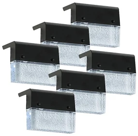 Immax 08501C - SADA 6x LED RGB Solárne nástenné svietidlo LED/1W/1,2V 3500K IP65 IM1302