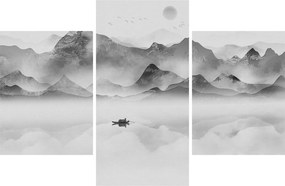 Obraz - Japonské jazero (90x60 cm)