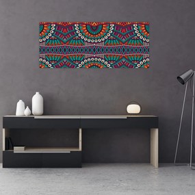 Obraz ornamentálne abstrakcie (120x50 cm)