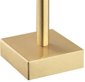 Argon 8030 - Stolná lampa ABRUZZO 1xE14/7W/230V mosadz/biela